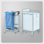 Transport and Conditioning of Clothing and Other Materials in Hospital Env