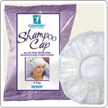 Shower-Cap with Shampoo and Conditioner